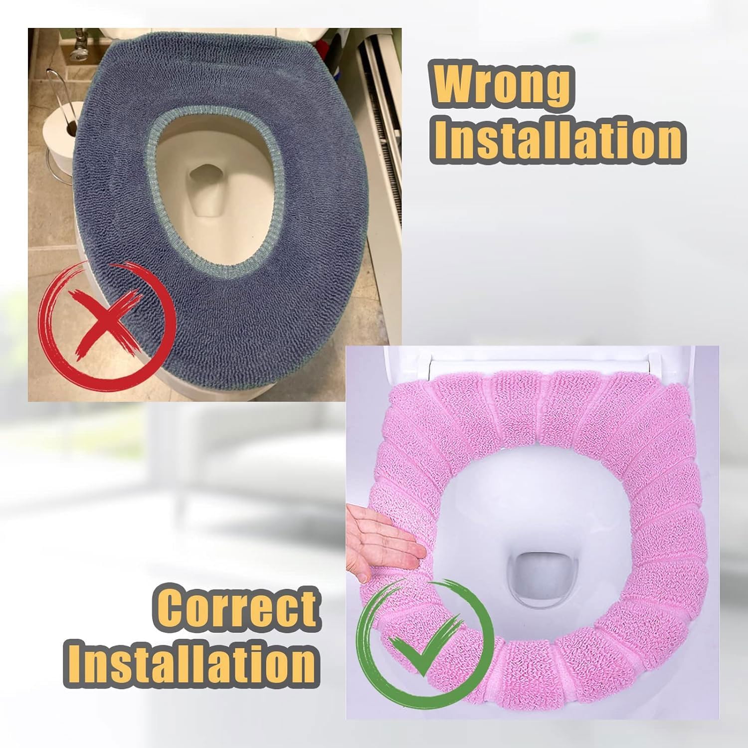 CozyFit Toilet Seat Covers Pack — home decor (view 9)