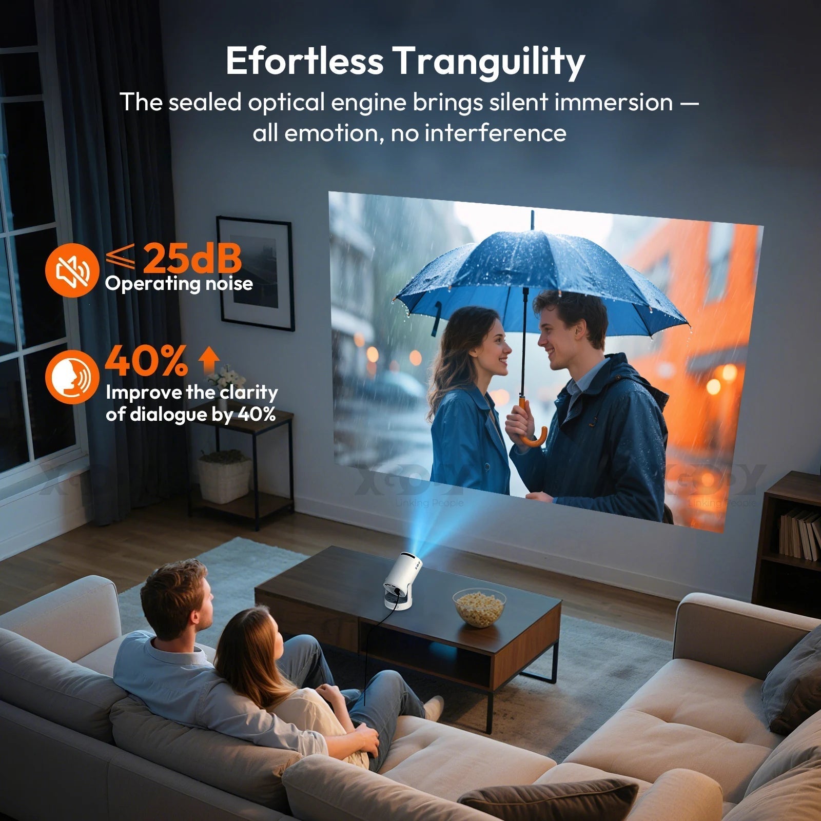 Smart Projector 4k With Wifi And Bluetooth — home decor (view 4)