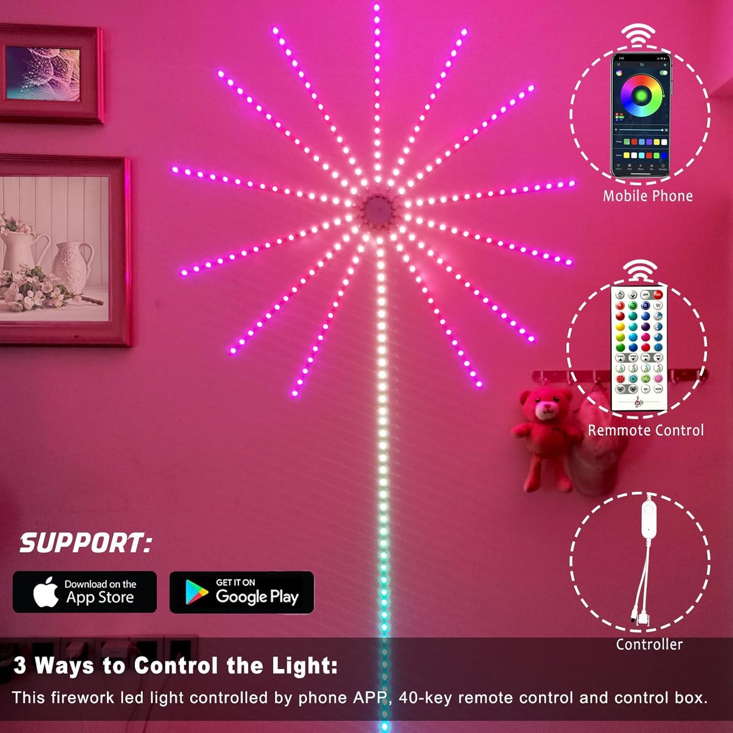 Magical Firework Lights