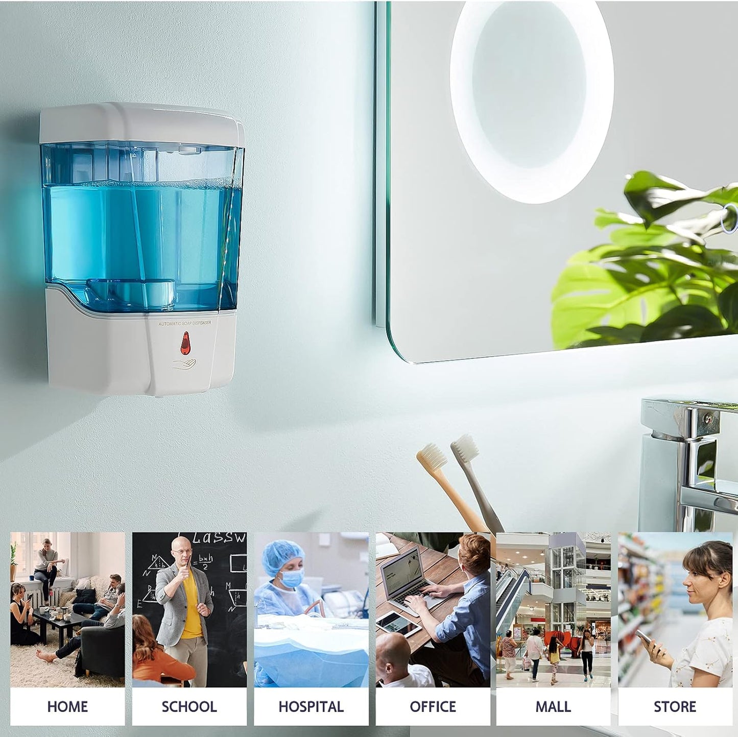 Touchless Wall Soap Dispenser