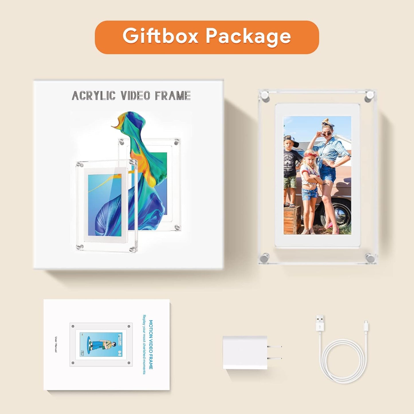 Acrylic Motion Memory Video Frame