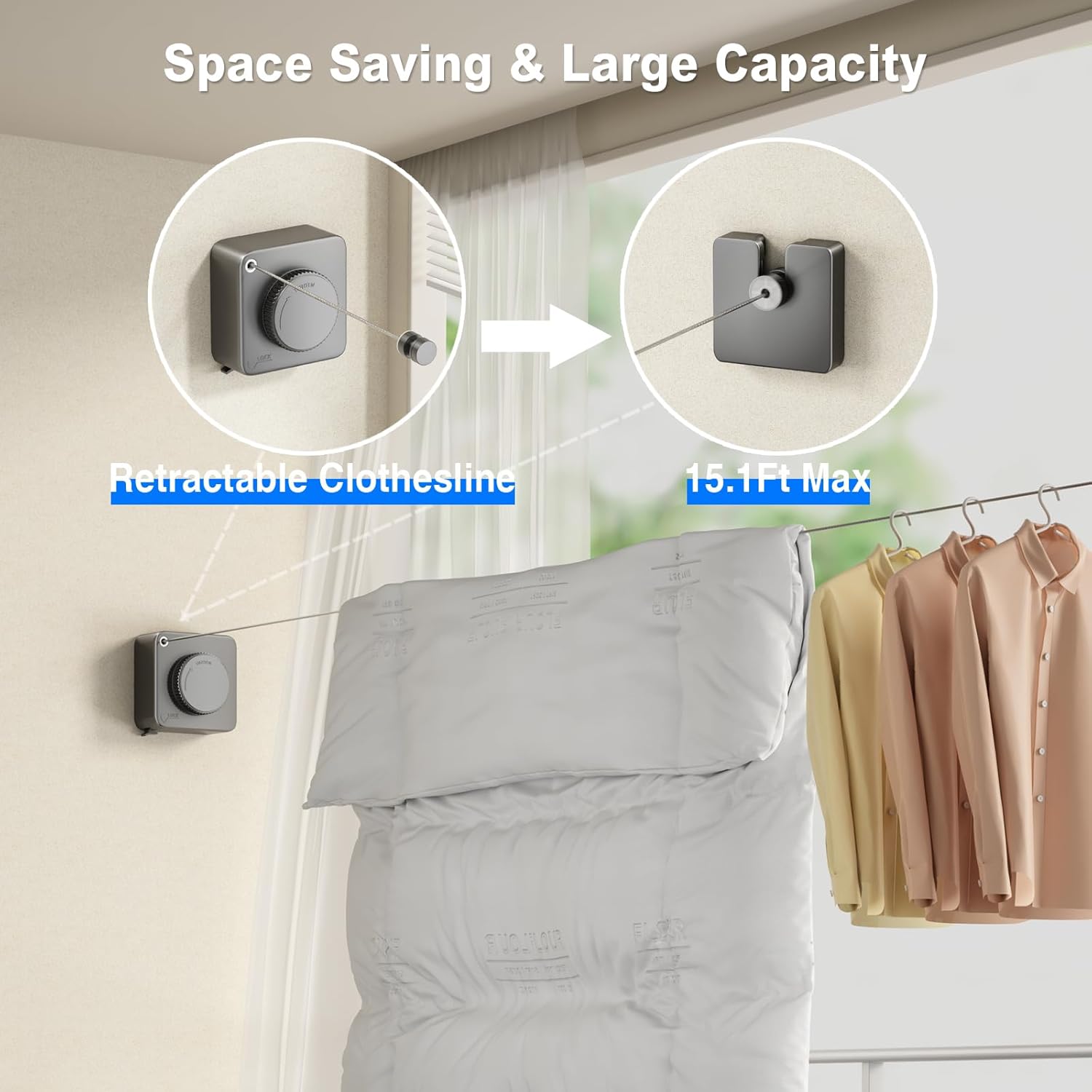RetractEasy Clothesline Kit — home decor (view 2)