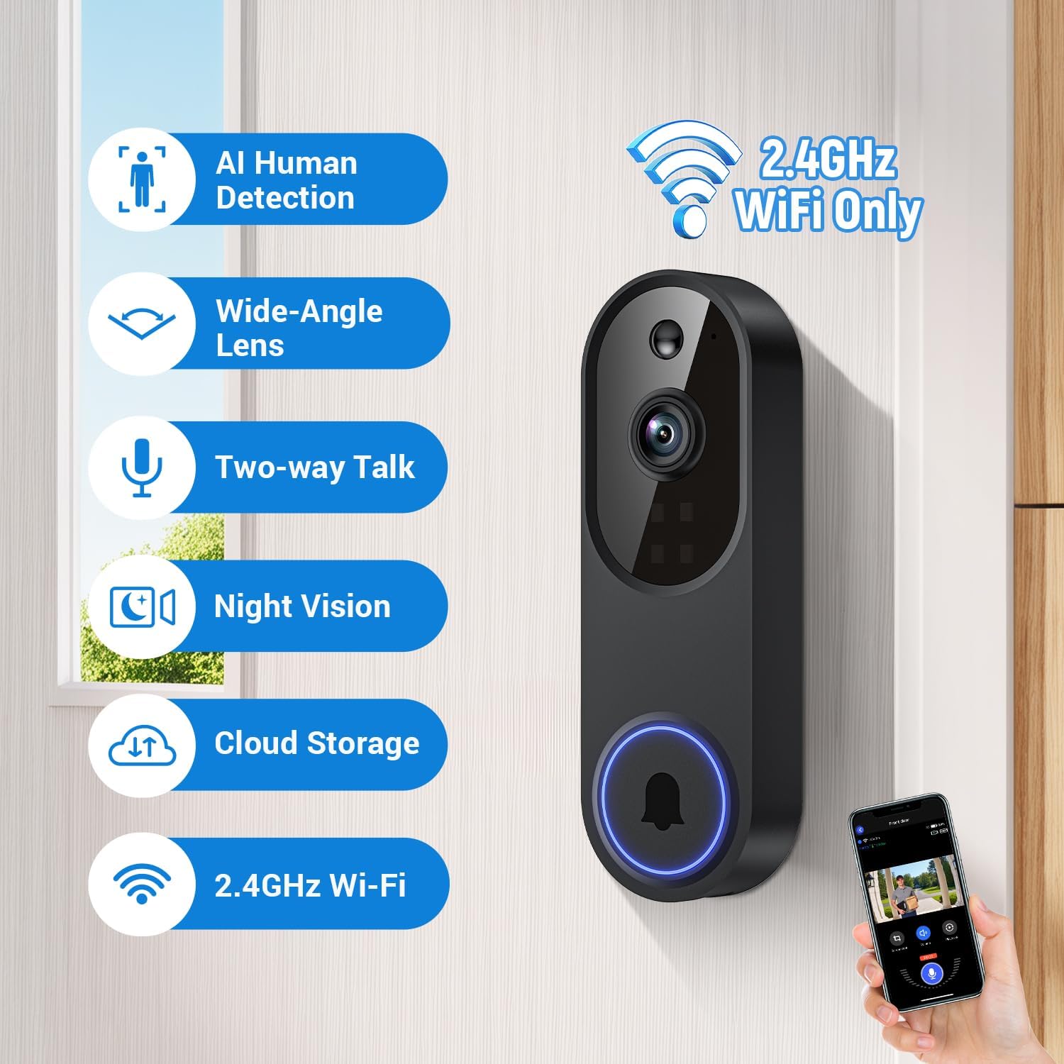 Smart Video Doorbell — home decor