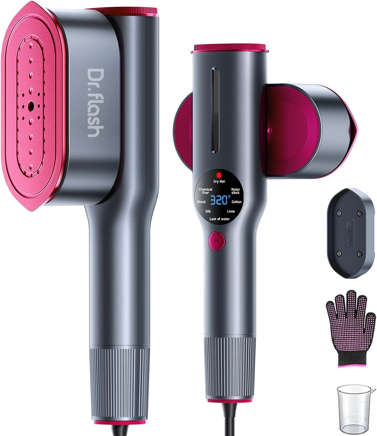 QuickFold Pro Travel Garment Steamer — home decor