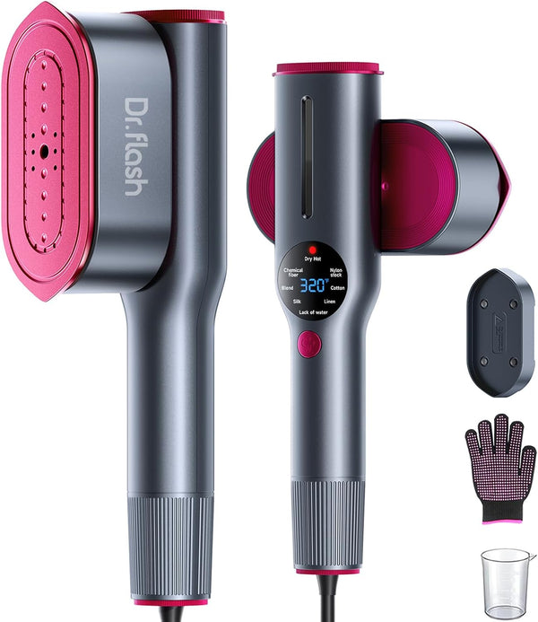 QuickFold Pro Travel Garment Steamer