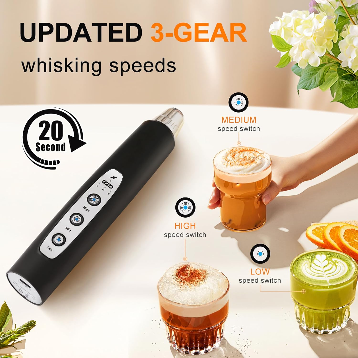 PowerWhisk Milk Frother — home decor (view 3)