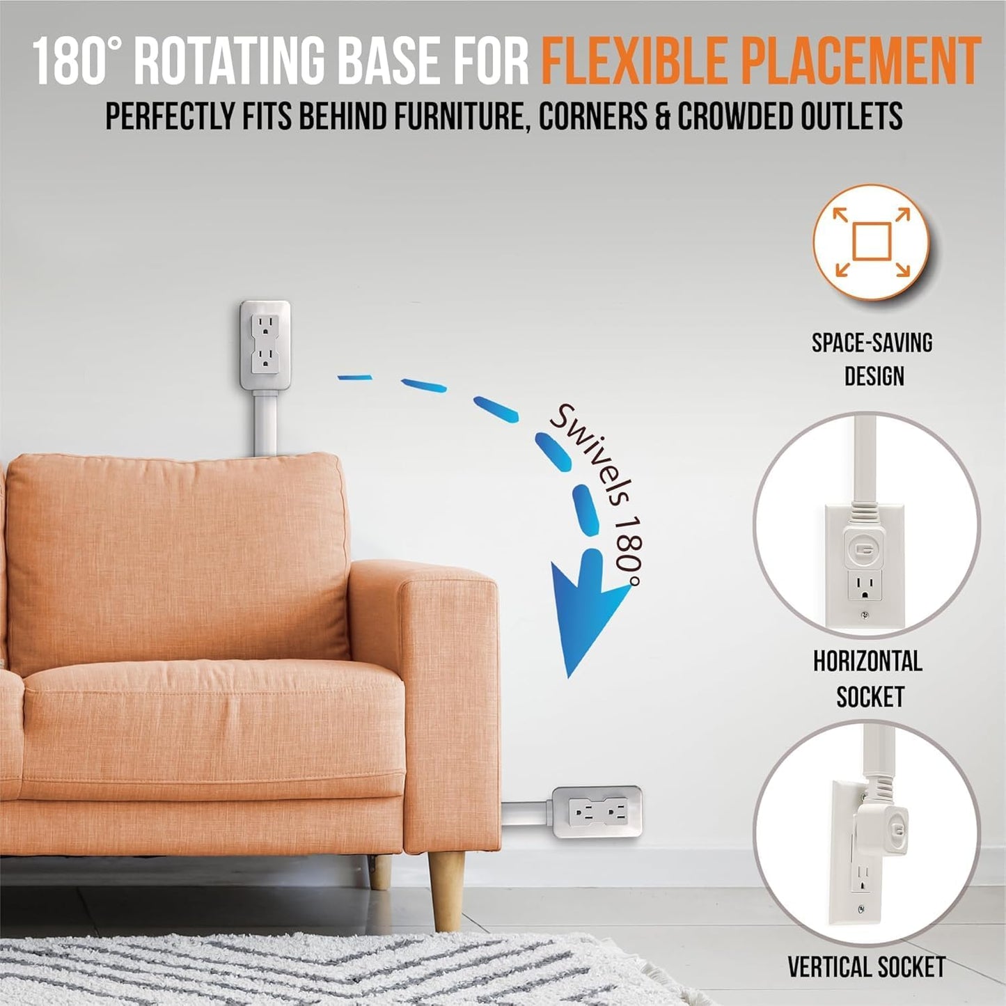 Easy Reach Outlet Extender