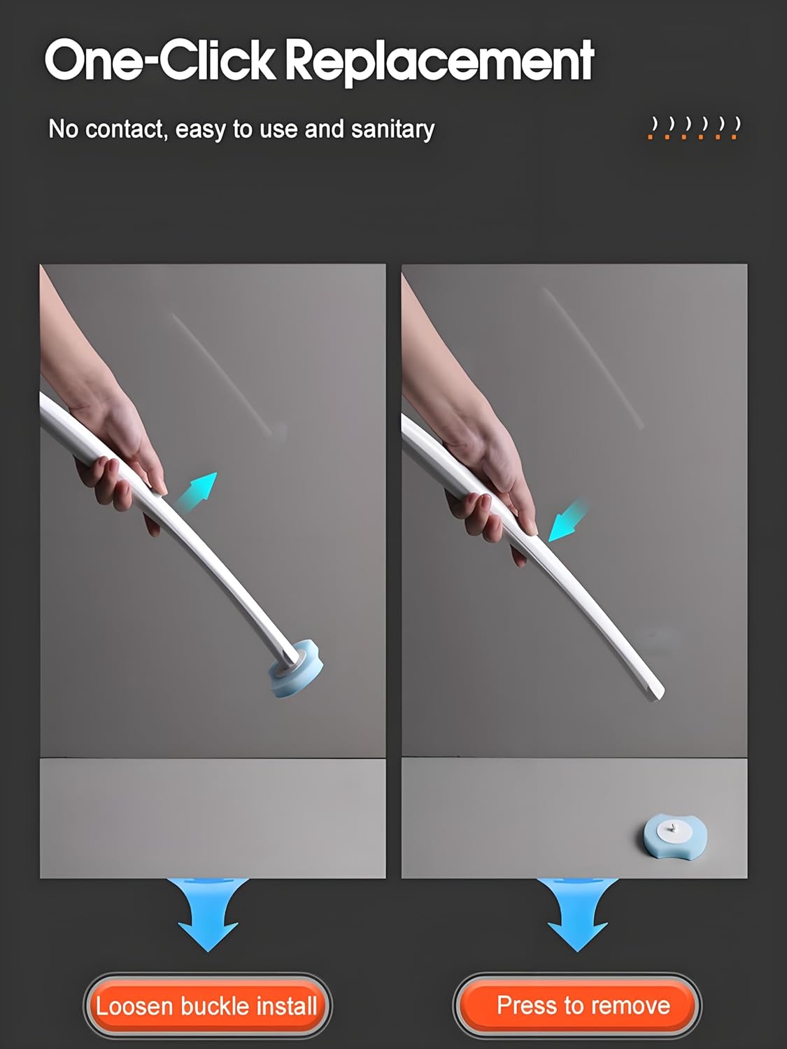 Snap-On Toilet Cleaning Kit