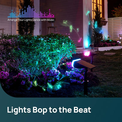 Linkind Smart Solar Spotlights — home decor (view 4)