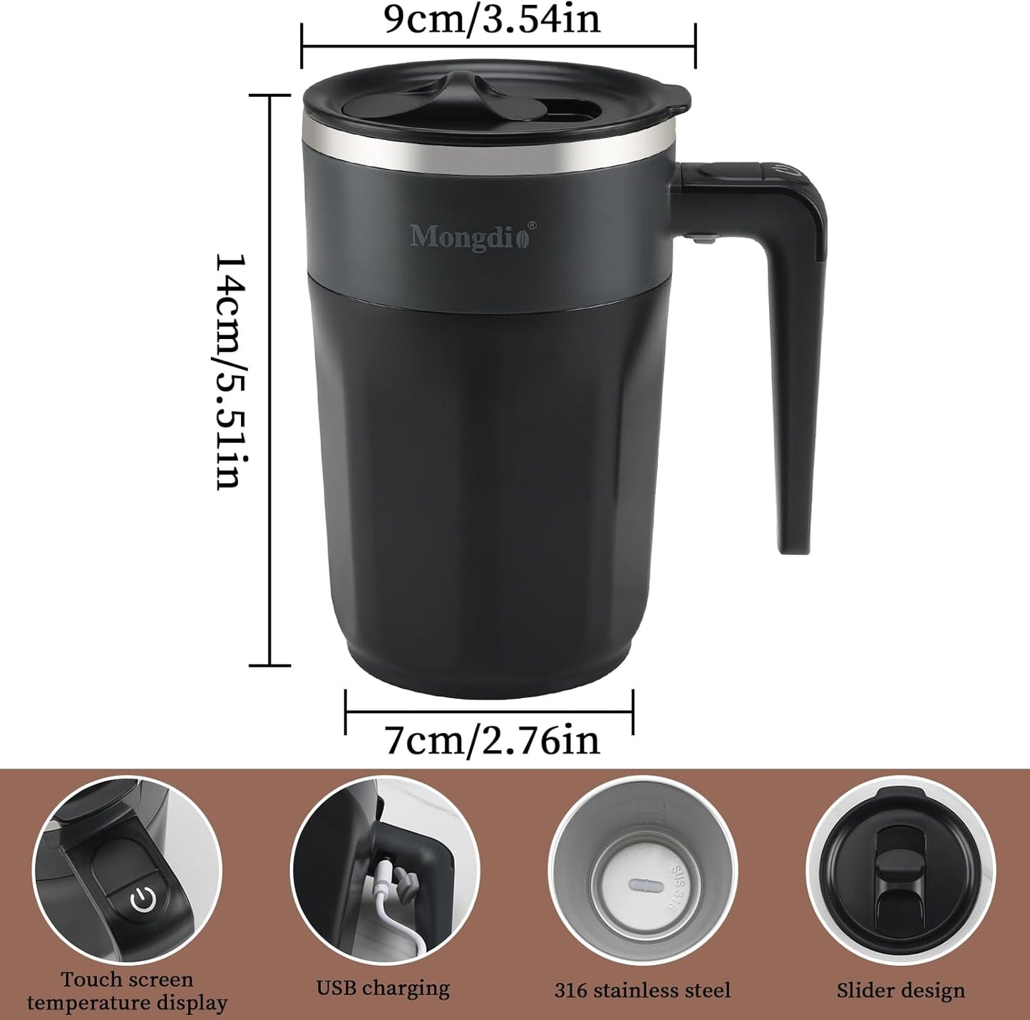 Magic Stirring Coffee Mug