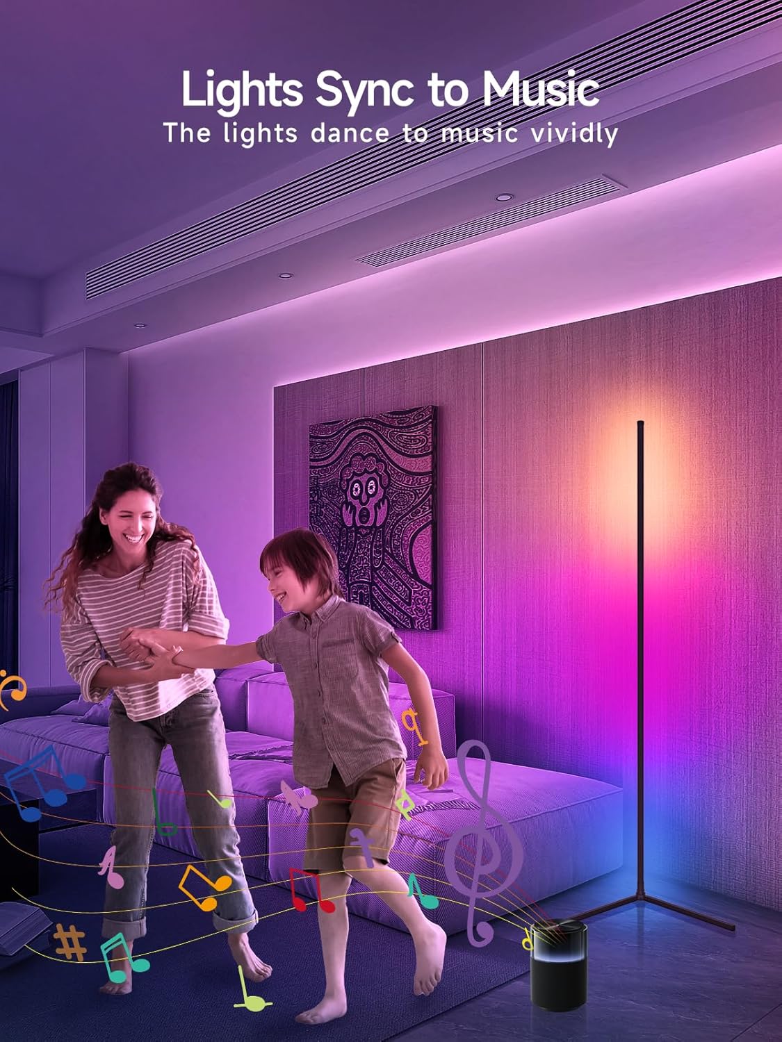 Vibrant Mood Corner Lamp