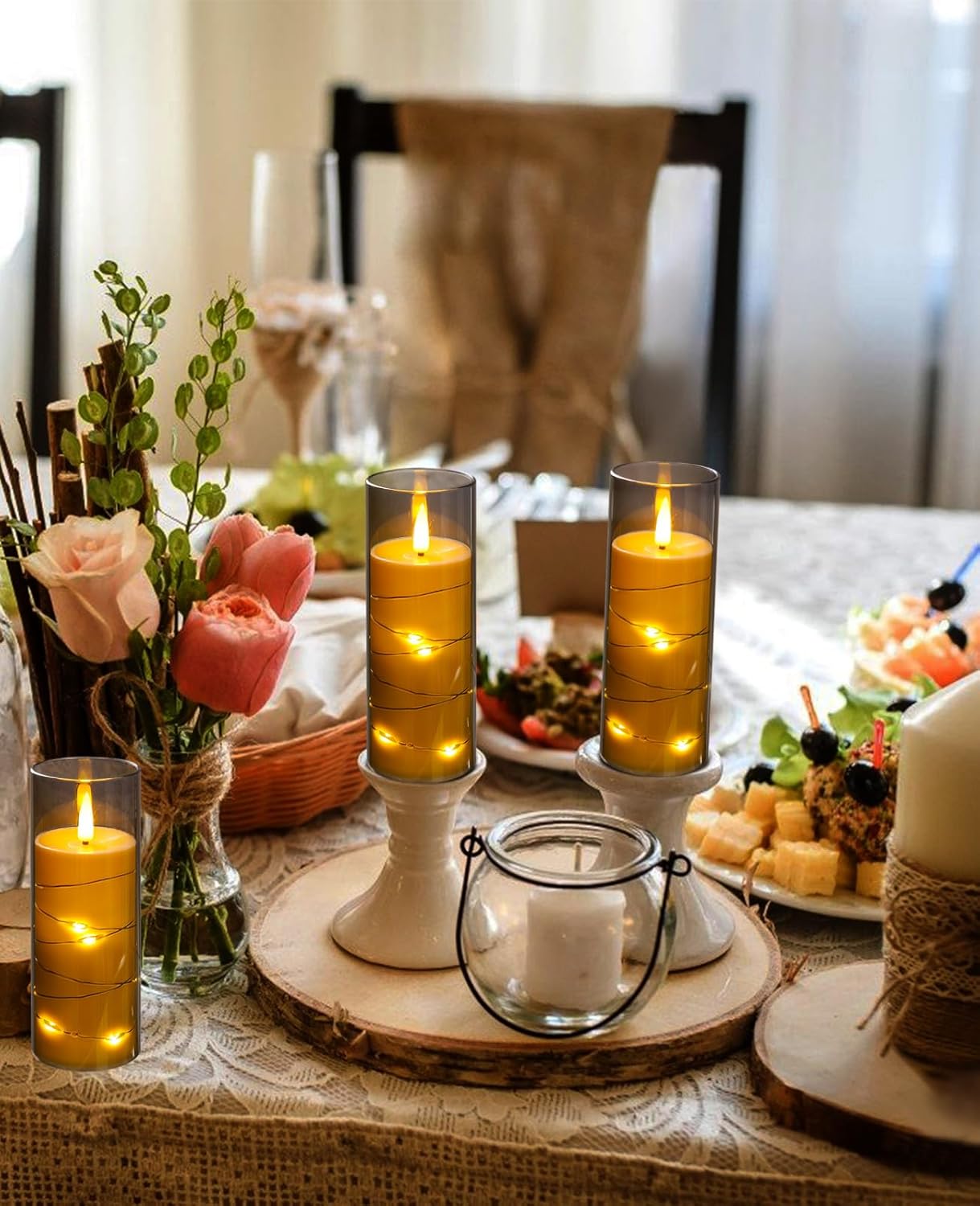 Charming Glow Flameless Candles