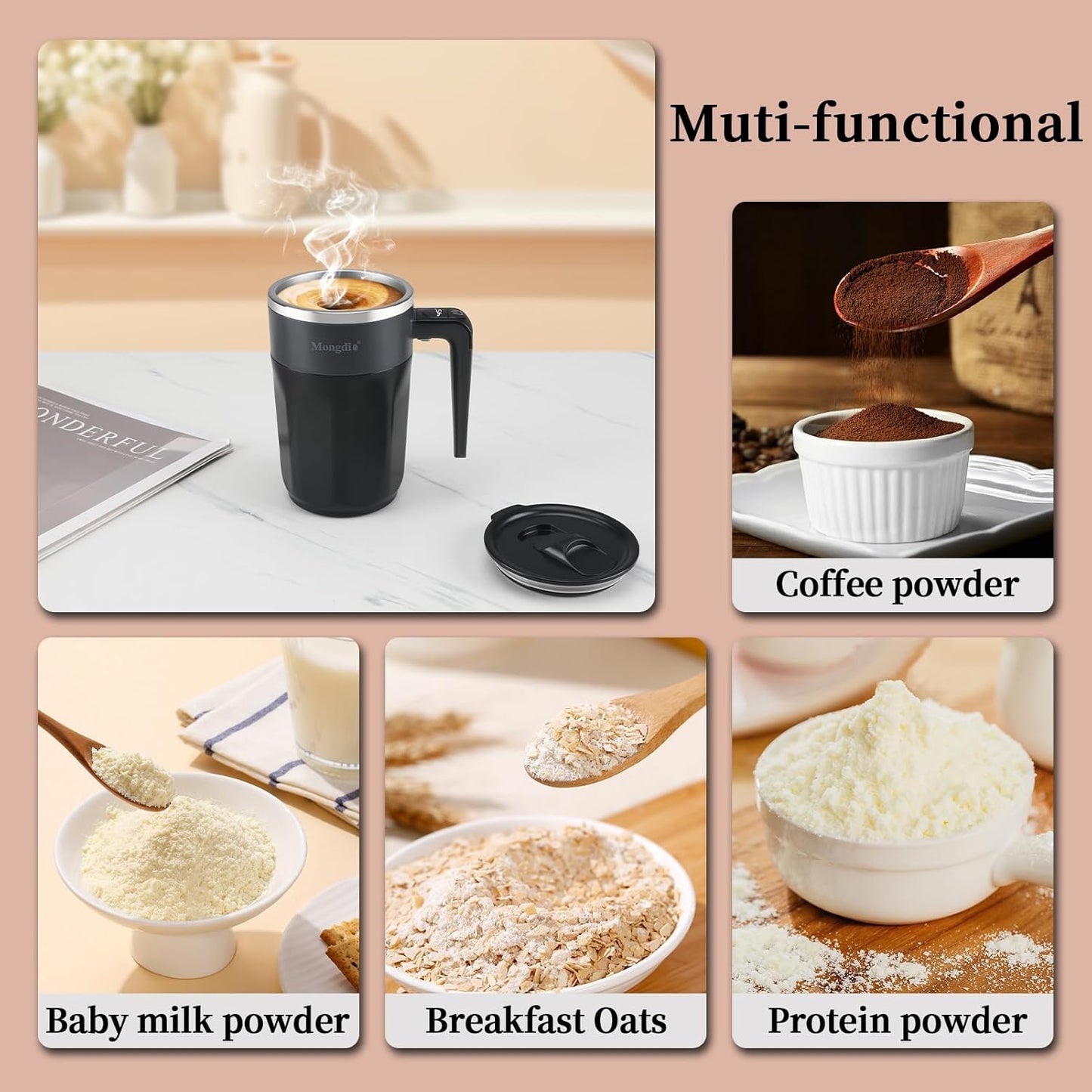 Magic Stirring Coffee Mug