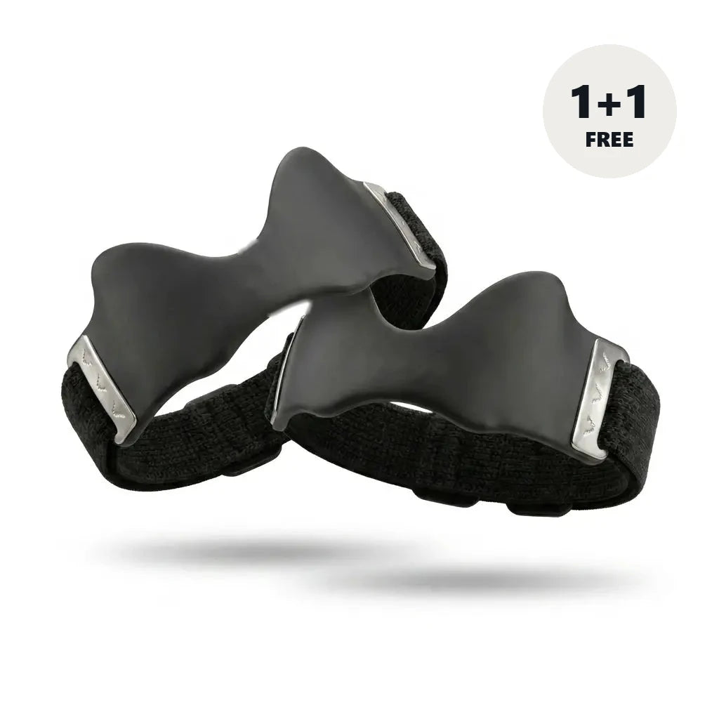 Patellar knee strap pair