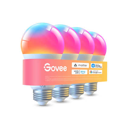 Govee A19 Smart LED Light Bulbs E26 1000lm