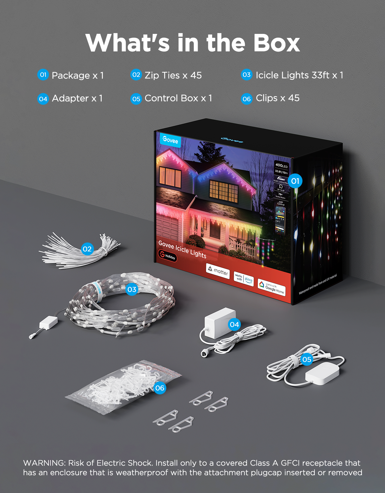 Govee Icicle Lights
